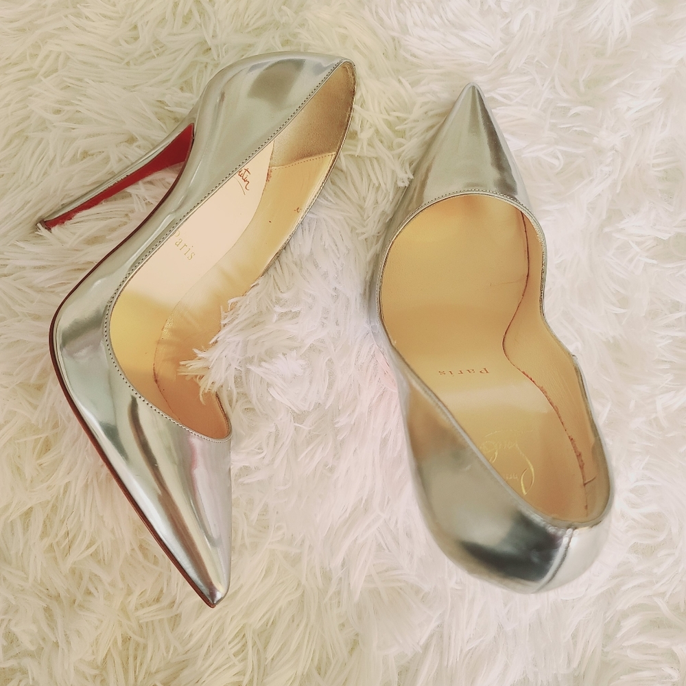 Christian Louboutin Silver heels